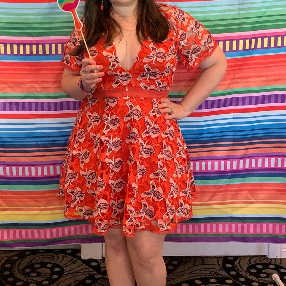Talulah Orange Dress